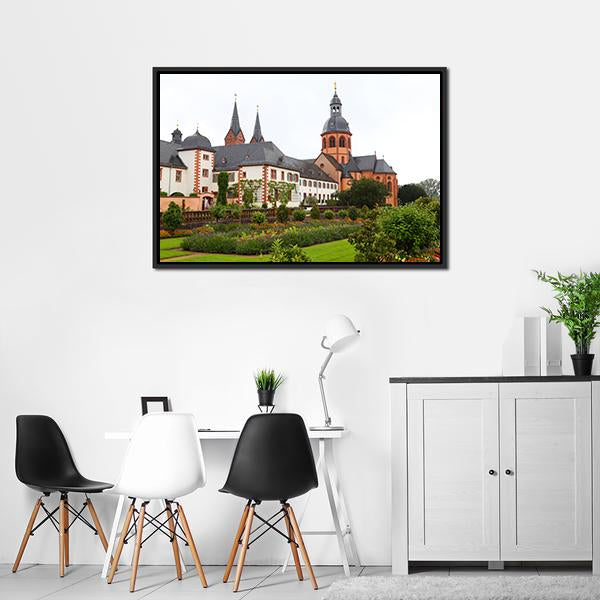 Basilica St Marcellinus & Peter Canvas Wall Art-3 Horizontal-Gallery Wrap-25" x 16"-Tiaracle