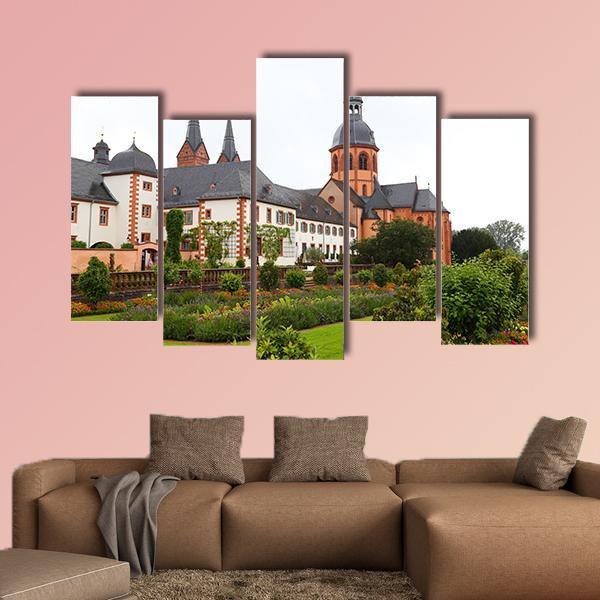 Basilica St Marcellinus & Peter Canvas Wall Art-5 Pop-Gallery Wrap-47" x 32"-Tiaracle