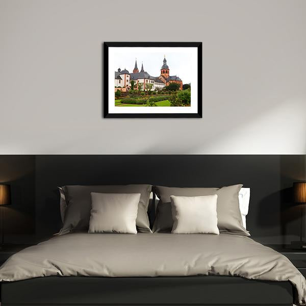 Basilica St Marcellinus &amp; Peter Canvas Wall Art-3 Horizontal-Gallery Wrap-25" x 16"-Tiaracle