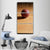 Basketball On Hardwood Vertical Canvas Wall Art-1 Vertical-Gallery Wrap-12" x 24"-Tiaracle
