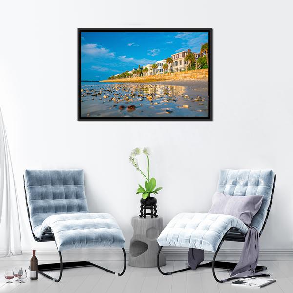 Battery Park In The Historic Waterfront Area Of Charleston Canvas Wall Art-3 Horizontal-Gallery Wrap-25" x 16"-Tiaracle