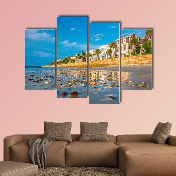 Battery Park In The Historic Waterfront Area Of Charleston Canvas Wall Art-4 Pop-Gallery Wrap-50" x 32"-Tiaracle