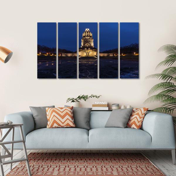 Battle Military Tower Germany Canvas Wall Art-5 Horizontal-Gallery Wrap-22" x 12"-Tiaracle