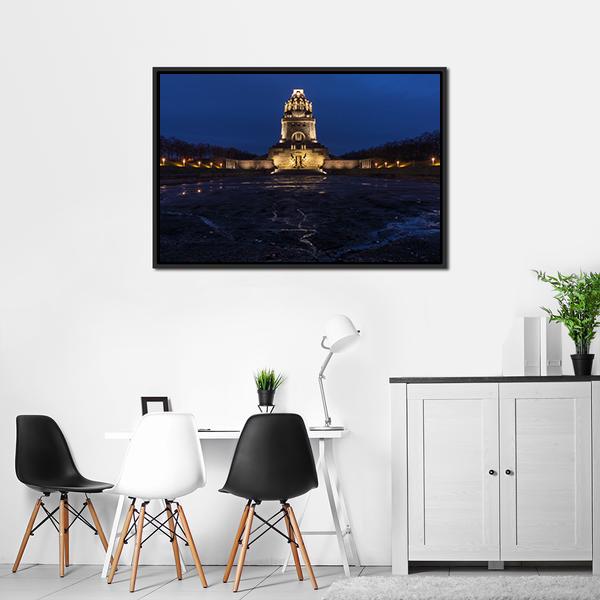 Battle Military Tower Germany Canvas Wall Art-3 Horizontal-Gallery Wrap-25" x 16"-Tiaracle