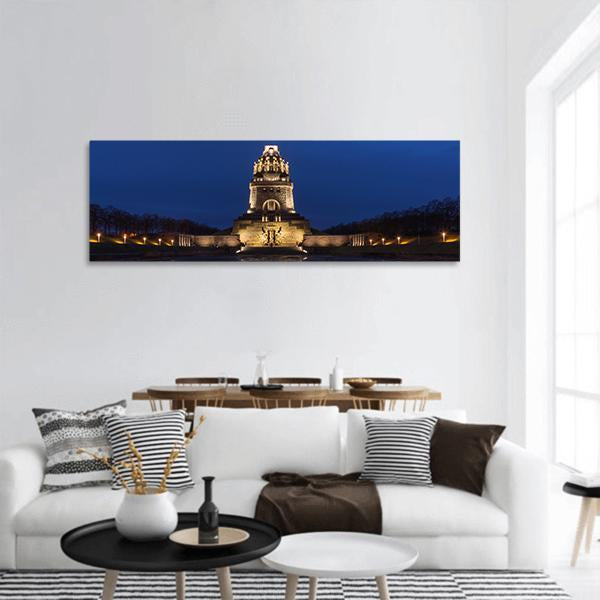 Battle Military Tower Germany Panoramic Canvas Wall Art-3 Piece-25" x 08"-Tiaracle