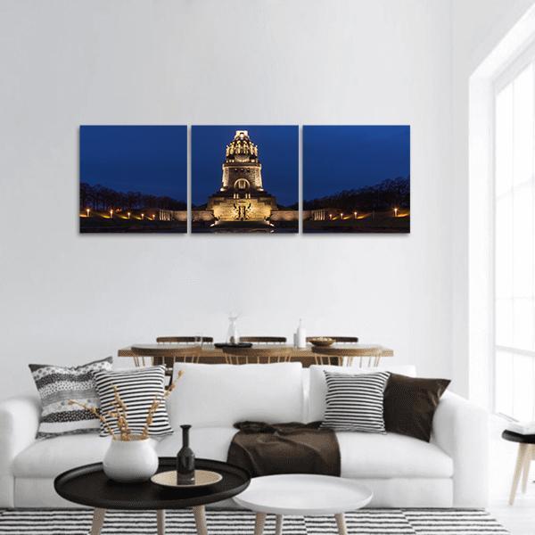 Battle Military Tower Germany Panoramic Canvas Wall Art-3 Piece-25" x 08"-Tiaracle