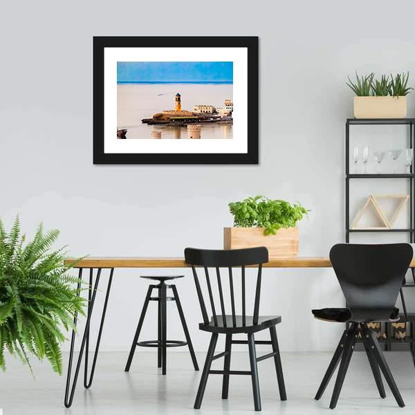 Bay in Oman Vertical Canvas Wall Art-3 Vertical-Gallery Wrap-12" x 25"-Tiaracle