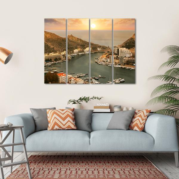 Bay Of Balaklava Crimea Canvas Wall Art-5 Horizontal-Gallery Wrap-22" x 12"-Tiaracle