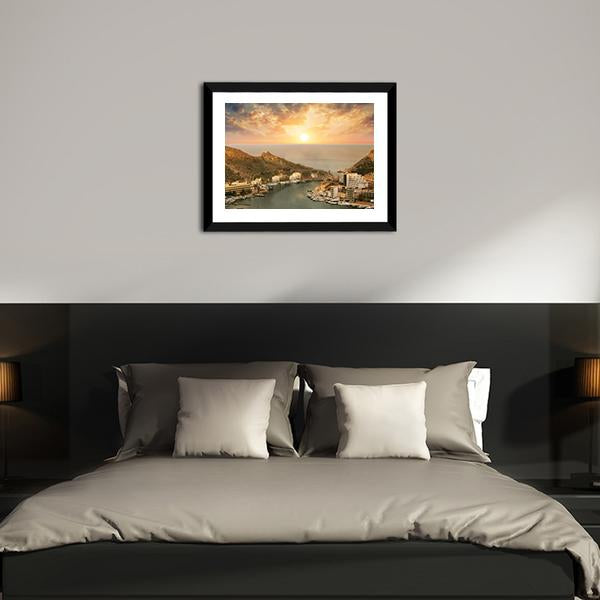 Bay Of Balaklava Crimea Canvas Wall Art-3 Horizontal-Gallery Wrap-25" x 16"-Tiaracle