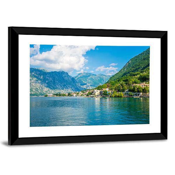 Bay Of Kotor Canvas Wall Art-3 Horizontal-Gallery Wrap-25" x 16"-Tiaracle