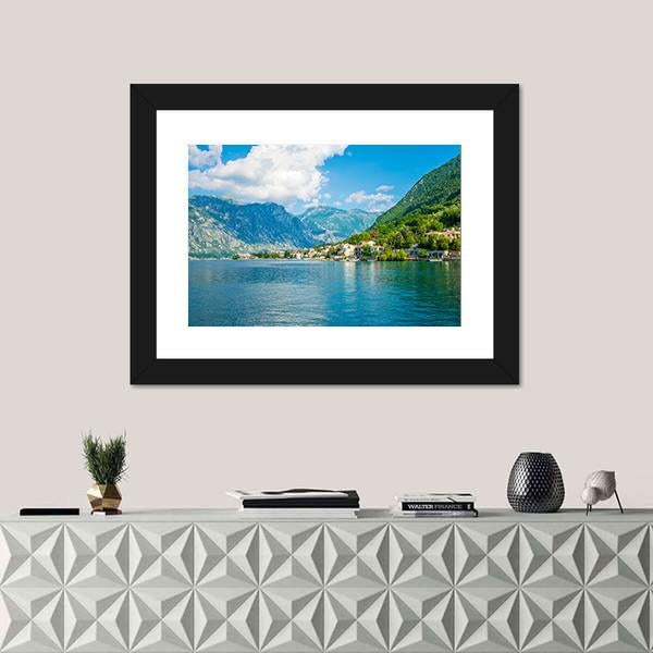Bay Of Kotor Canvas Wall Art-3 Horizontal-Gallery Wrap-25" x 16"-Tiaracle
