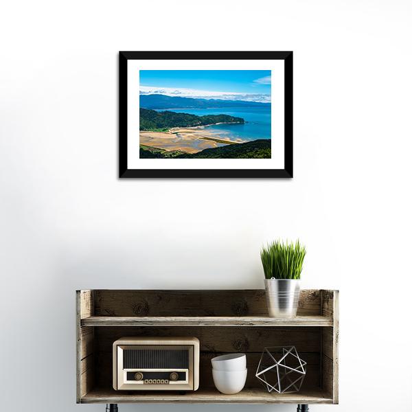 Beach &amp; Coastline New Zealand Canvas Wall Art-1 Piece-Framed Print-20" x 16"-Tiaracle