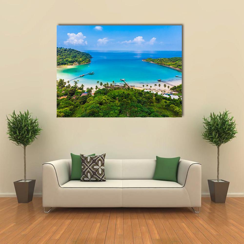 Beach & Sea Canvas Wall Art-4 Horizontal-Gallery Wrap-34" x 24"-Tiaracle