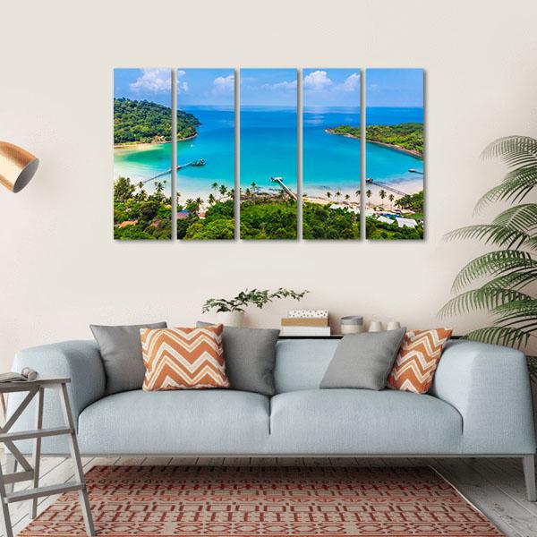 Beach &amp; Sea Canvas Wall Art-5 Horizontal-Gallery Wrap-22" x 12"-Tiaracle