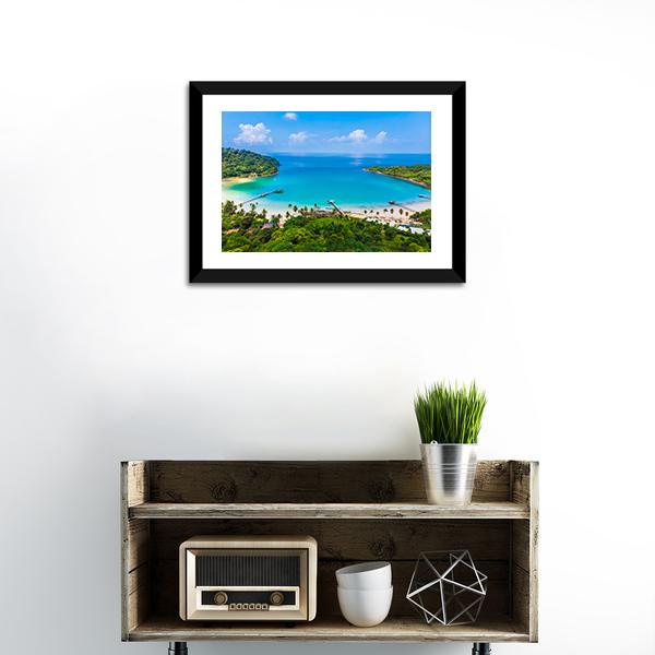 Beach &amp; Sea Canvas Wall Art-1 Piece-Framed Print-20" x 16"-Tiaracle