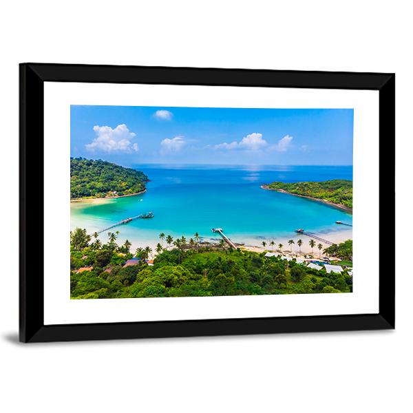 Beach &amp; Sea Canvas Wall Art-3 Horizontal-Gallery Wrap-25" x 16"-Tiaracle