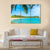 Palm Tree Paradise Island Canvas Wall Art-3 Horizontal-Gallery Wrap-37" x 24"-Tiaracle