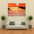 Beach At Sunset Canvas Wall Art-4 Pop-Gallery Wrap-50" x 32"-Tiaracle