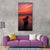 Boat At Sunset In Sea Vertical Canvas Wall Art-1 Vertical-Gallery Wrap-12" x 24"-Tiaracle