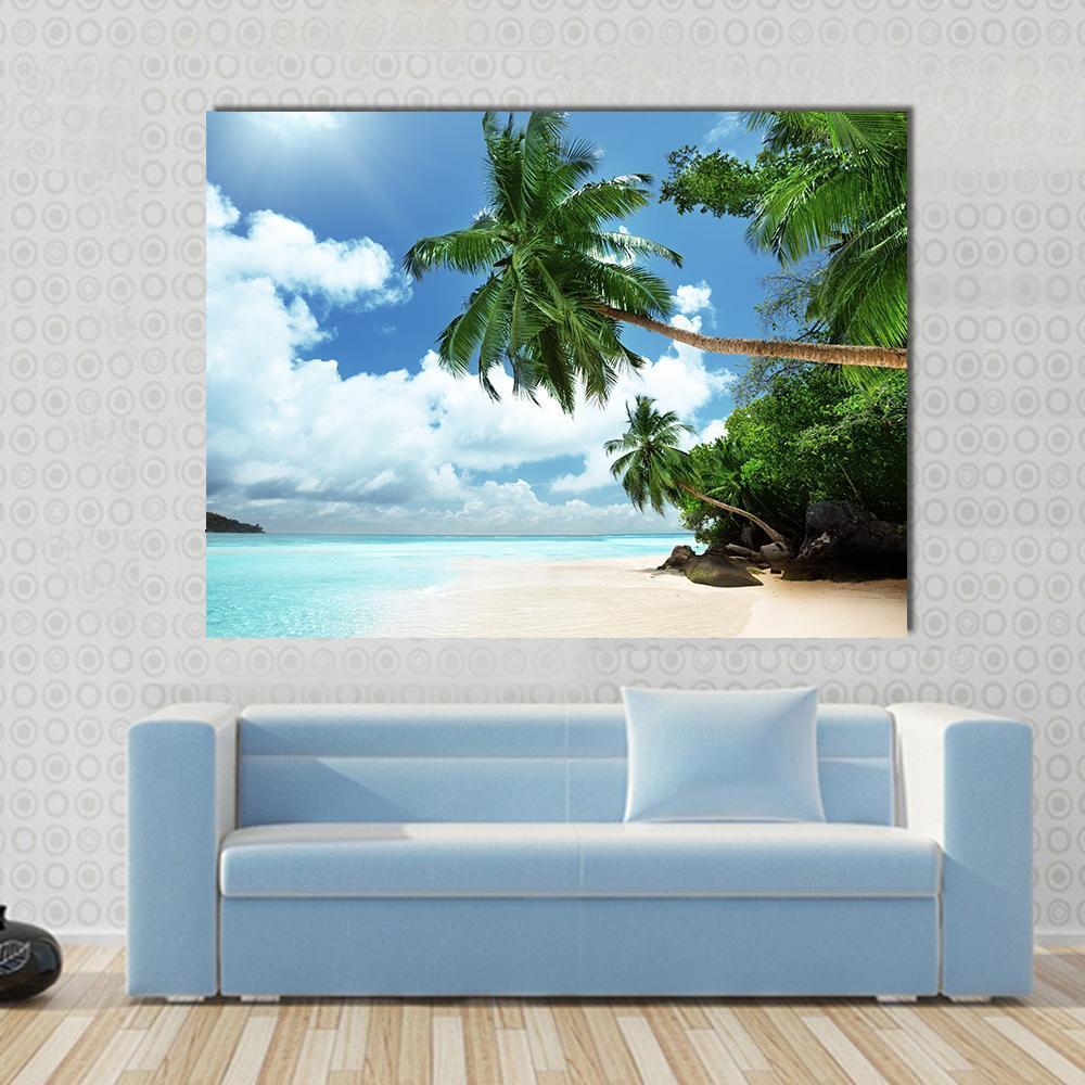 Mahe Island Seychelles Canvas Wall Art-1 Piece-Gallery Wrap-48" x 32"-Tiaracle