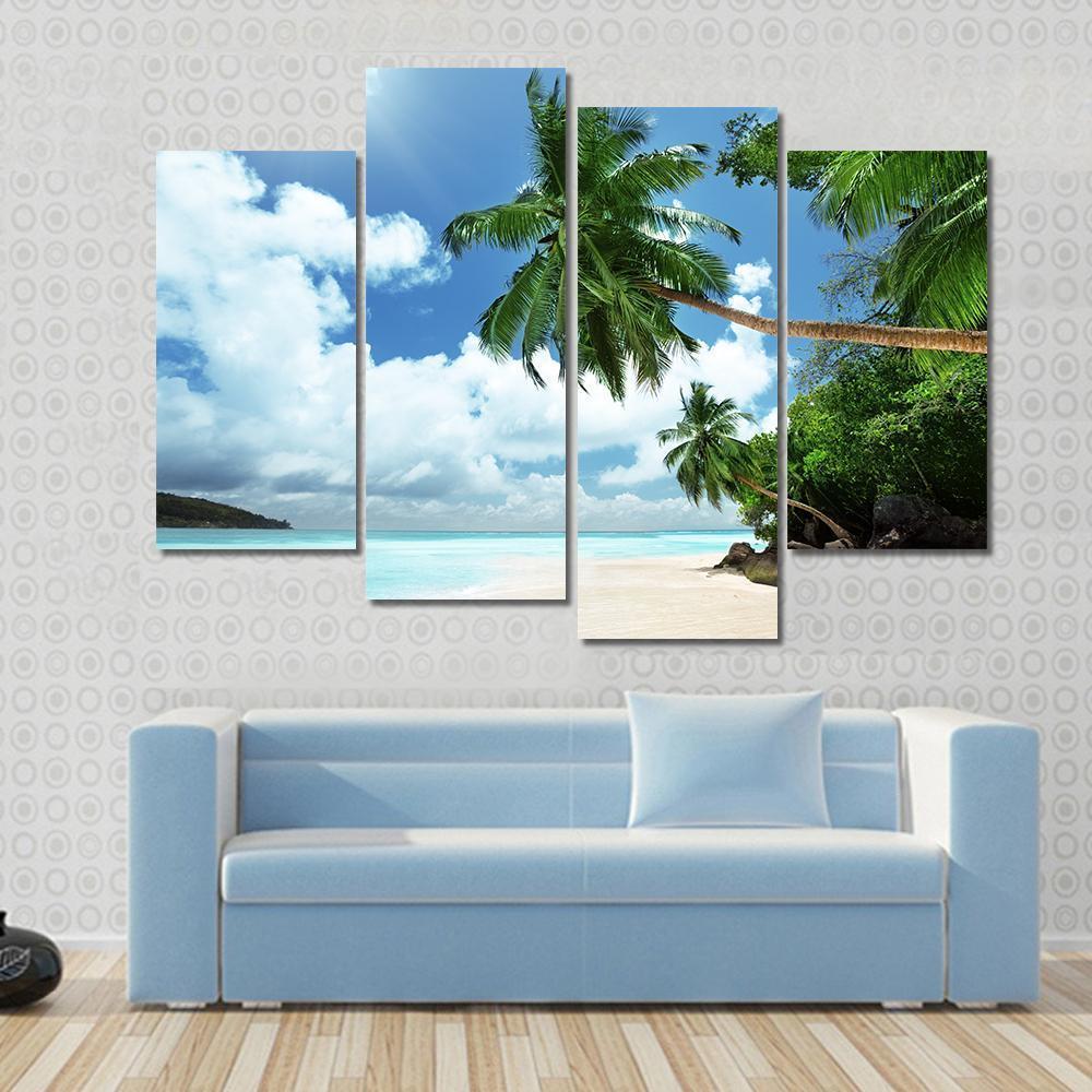 Mahe Island Seychelles Canvas Wall Art-4 Pop-Gallery Wrap-50" x 32"-Tiaracle