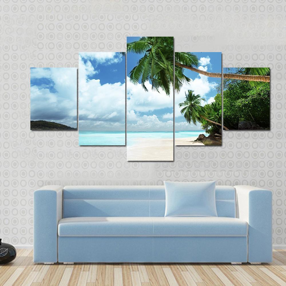 Mahe Island Seychelles Canvas Wall Art-5 Star-Gallery Wrap-62" x 32"-Tiaracle
