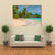 Beach On The Island Canvas Wall Art-5 Horizontal-Gallery Wrap-22" x 12"-Tiaracle