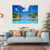 Beach Resort In Mauritius Canvas Wall Art-1 Piece-Gallery Wrap-36" x 24"-Tiaracle