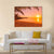 Beach At Sunrise Time Canvas Wall Art-5 Horizontal-Gallery Wrap-22" x 12"-Tiaracle