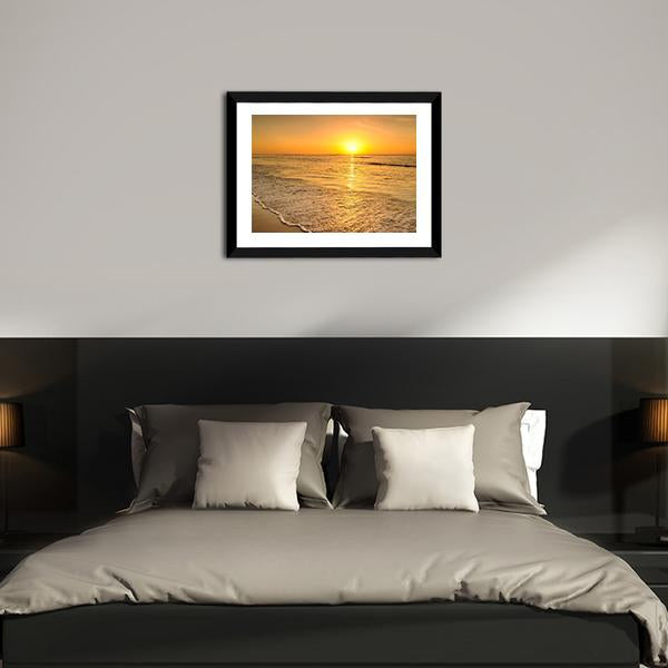 Beach & Sea Sunset Thailand Canvas Wall Art-3 Horizontal-Gallery Wrap-25" x 16"-Tiaracle