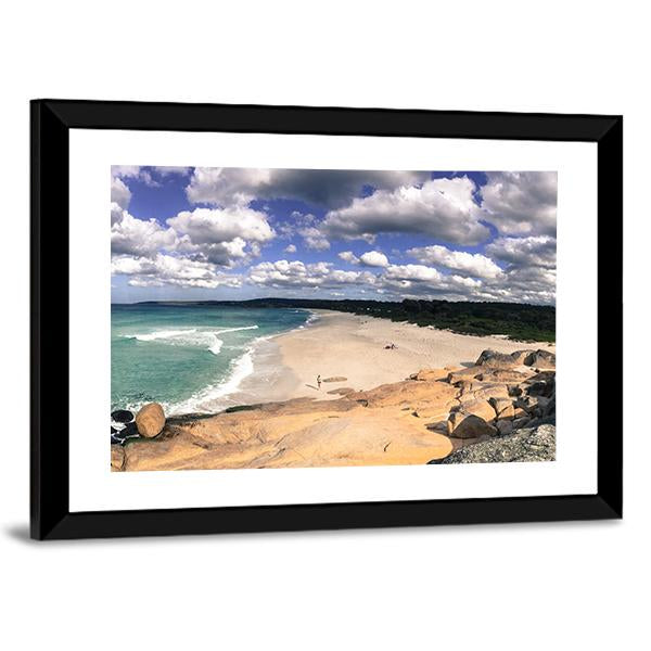 Beach In Australia Panoramic Canvas Wall Art-1 Piece-36" x 12"-Tiaracle
