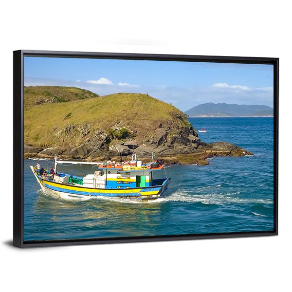 Cabo Frio Brazil Canvas Wall Art-3 Horizontal-Gallery Wrap-25" x 16"-Tiaracle