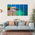 Islands Hydra Greek Canvas Wall Art-5 Horizontal-Gallery Wrap-22" x 12"-Tiaracle