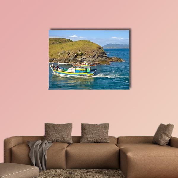 Cabo Frio Brazil Canvas Wall Art-1 Piece-Gallery Wrap-48" x 32"-Tiaracle