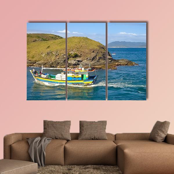 Cabo Frio Brazil Canvas Wall Art-3 Horizontal-Gallery Wrap-25" x 16"-Tiaracle