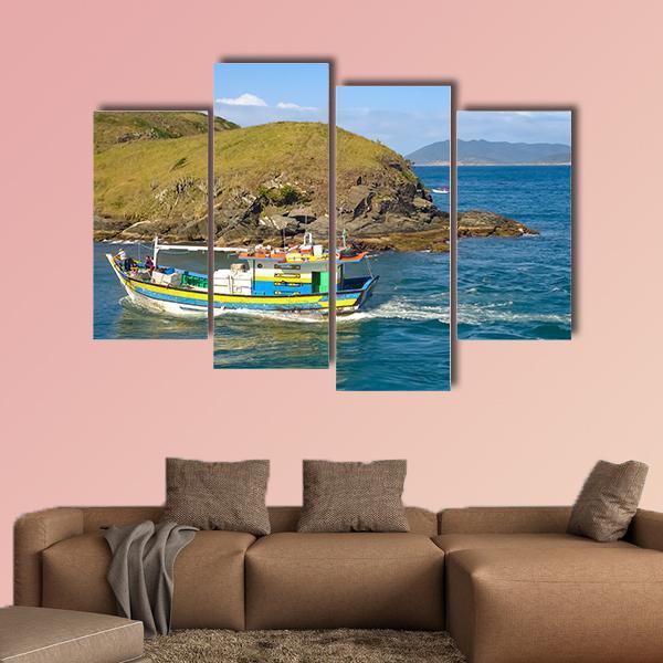 Cabo Frio Brazil Canvas Wall Art-4 Pop-Gallery Wrap-50" x 32"-Tiaracle