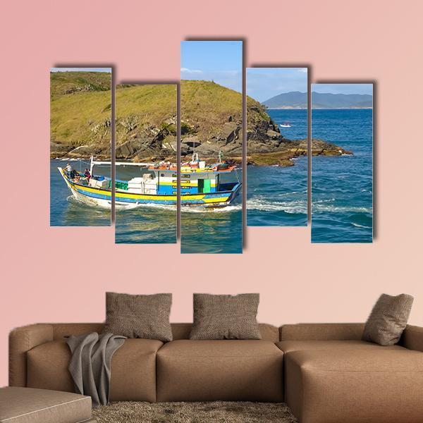 Cabo Frio Brazil Canvas Wall Art-5 Pop-Gallery Wrap-47" x 32"-Tiaracle