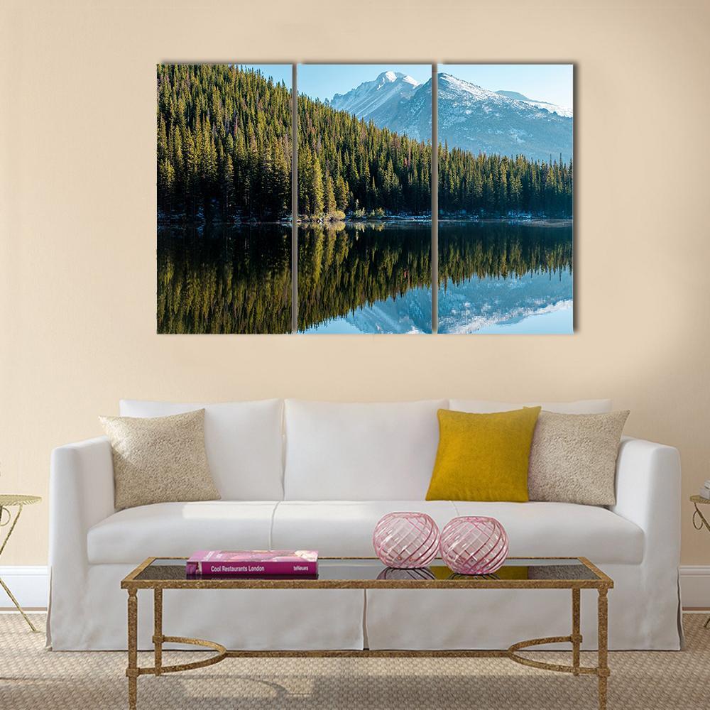 Bear Lake Colorado Canvas Wall Art-3 Horizontal-Gallery Wrap-37" x 24"-Tiaracle
