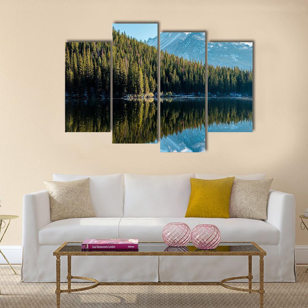Bear Lake Colorado Canvas Wall Art-4 Pop-Gallery Wrap-50" x 32"-Tiaracle