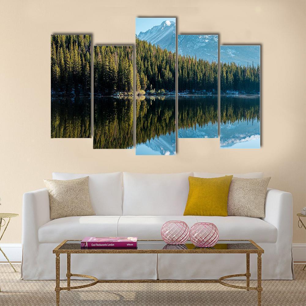 Bear Lake Colorado Canvas Wall Art-5 Pop-Gallery Wrap-47" x 32"-Tiaracle