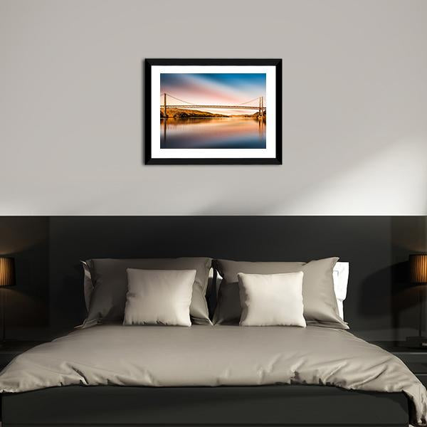 Bear Mountain Bridge Canvas Wall Art-3 Horizontal-Gallery Wrap-25" x 16"-Tiaracle