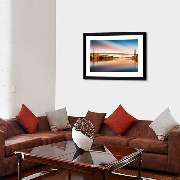 Bear Mountain Bridge Panoramic Canvas Wall Art-1 Piece-36" x 12"-Tiaracle