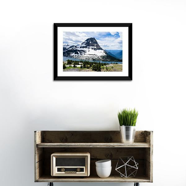 Bearhat Mountain Montana Canvas Wall Art-1 Piece-Framed Print-20" x 16"-Tiaracle