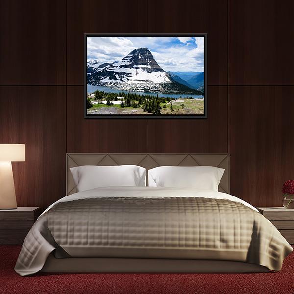 Bearhat Mountain Montana Canvas Wall Art-3 Horizontal-Gallery Wrap-25" x 16"-Tiaracle