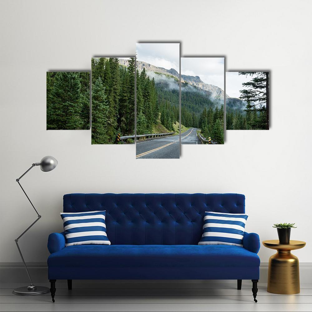 Beartooth Highway Montana Canvas Wall Art-3 Horizontal-Gallery Wrap-37" x 24"-Tiaracle
