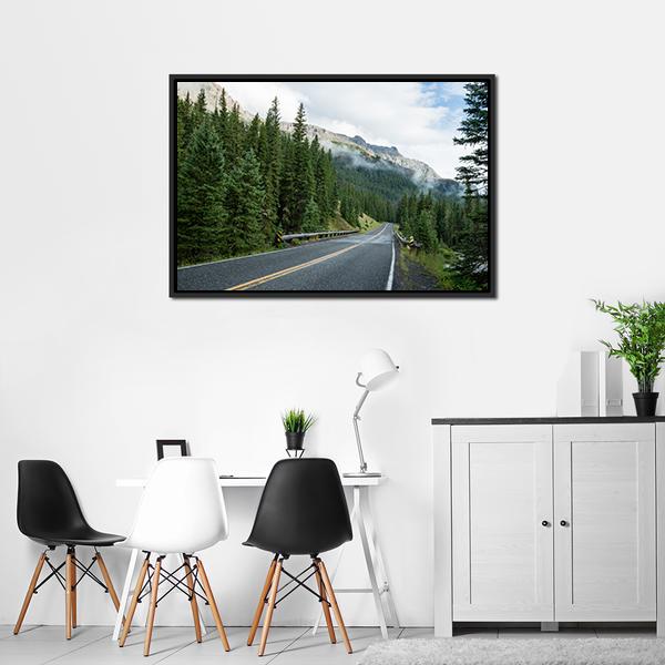 Beartooth Highway Montana Canvas Wall Art-5 Horizontal-Gallery Wrap-22" x 12"-Tiaracle