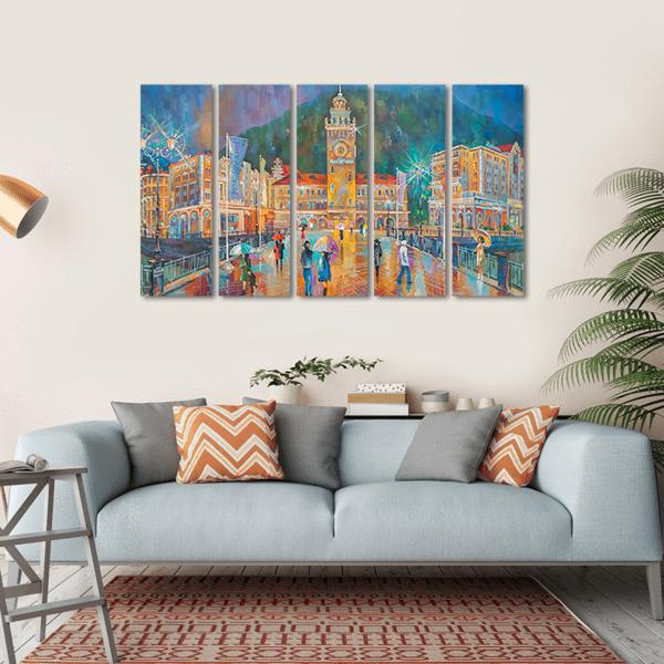 Beautiful Artwork Canvas Wall Art-5 Horizontal-Gallery Wrap-22" x 12"-Tiaracle