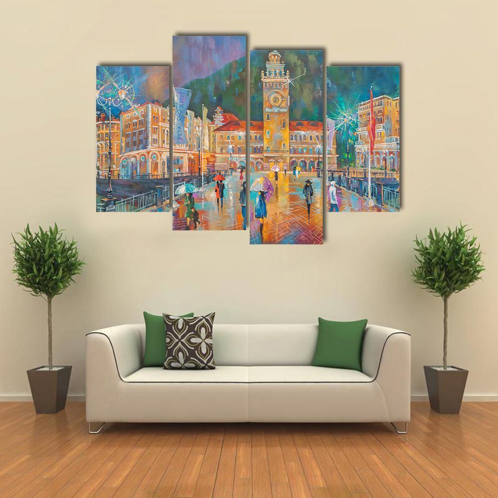 Beautiful Artwork Canvas Wall Art-4 Pop-Gallery Wrap-50" x 32"-Tiaracle