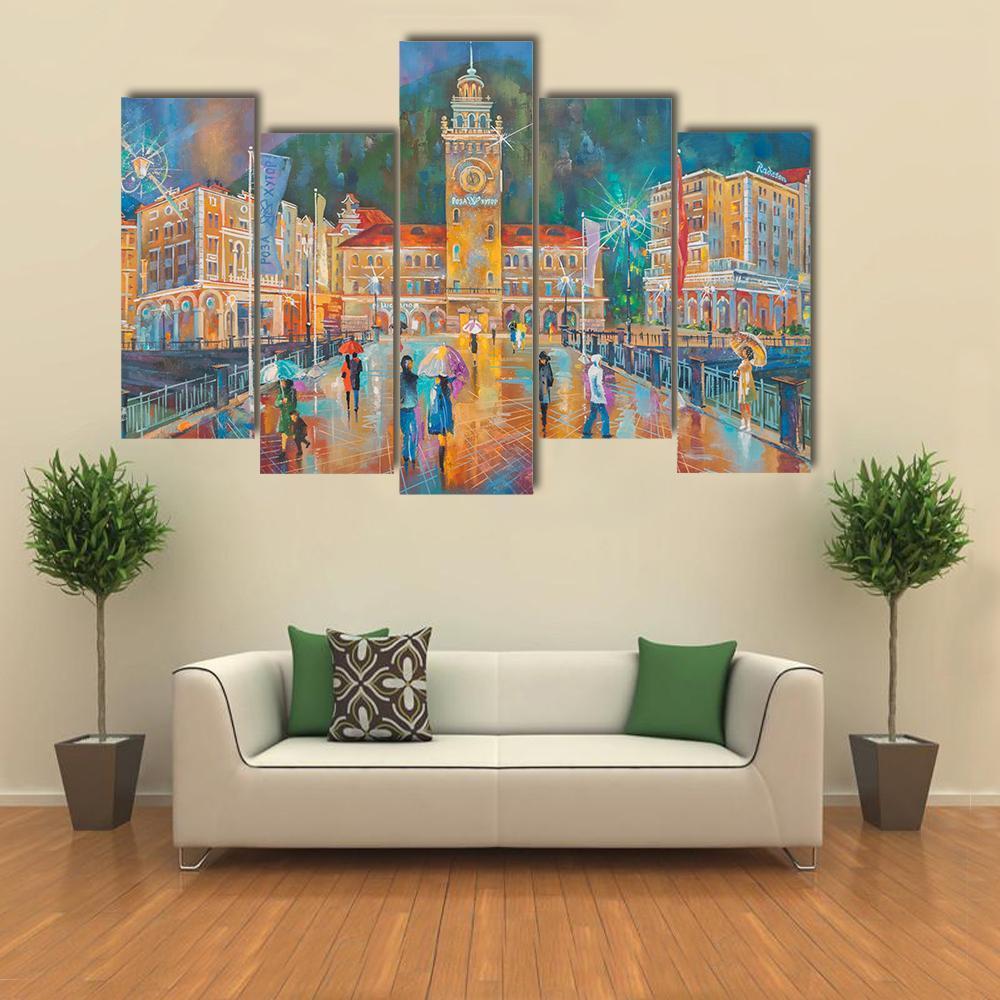 Beautiful Artwork Canvas Wall Art-5 Pop-Gallery Wrap-47" x 32"-Tiaracle
