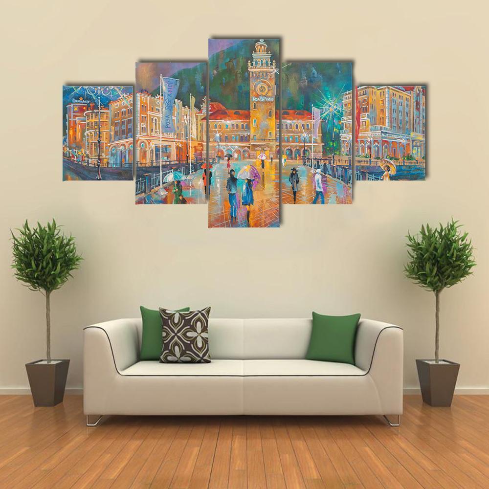Beautiful Artwork Canvas Wall Art-5 Star-Gallery Wrap-62" x 32"-Tiaracle